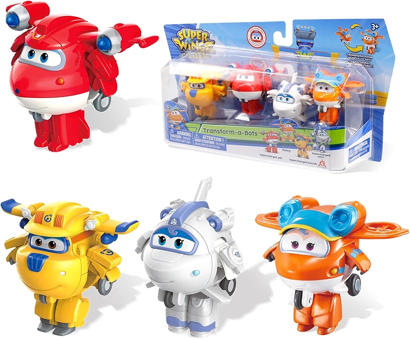 Super Wings Transform Bots Supercharged